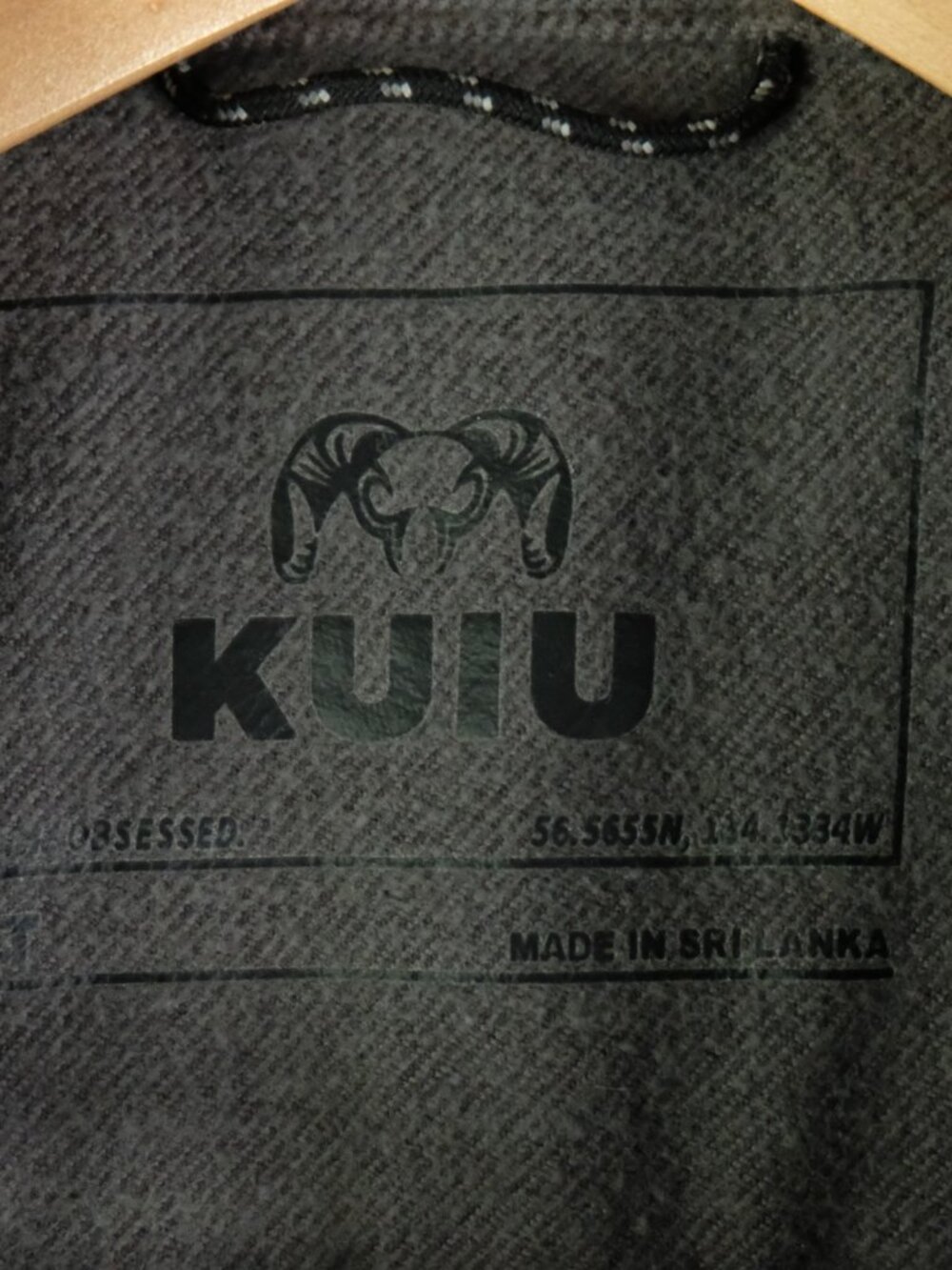 Kuiu Flannel Shirt Mens Extra Large Tall Gray Green Button Up Cotton Wool - Picture 7 of 10